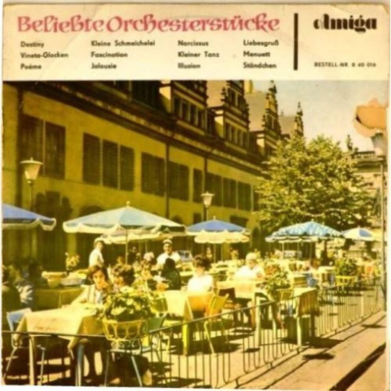 Пластинка Großes Staatliches Unterhaltungsorchester Halle*, Erich Donnerhack ‎– Beliebte Orchesterstücke Beliebte Orchesterstücke